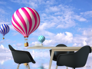 Фотошпалери Повітряні кулі в небі - 1