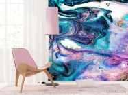 Фотошпалери Яскравий Fluid art - 4