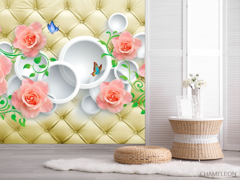 Фотошпалери Трояндочки 3Д - 2