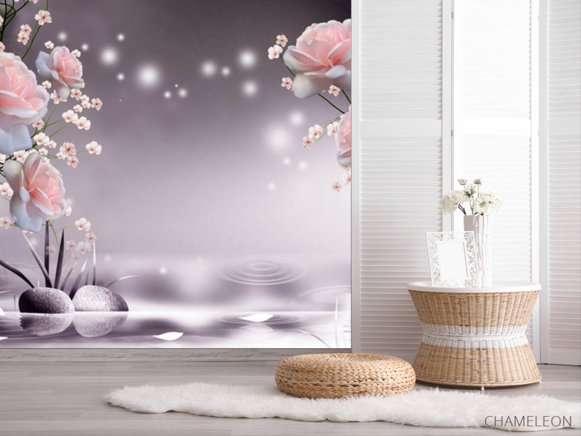 Фотошпалери 3D троянди - 2