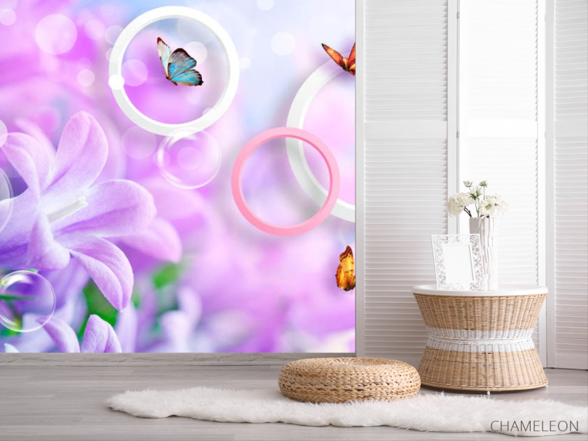 Фотошпалери Фіолетова квітка - 2