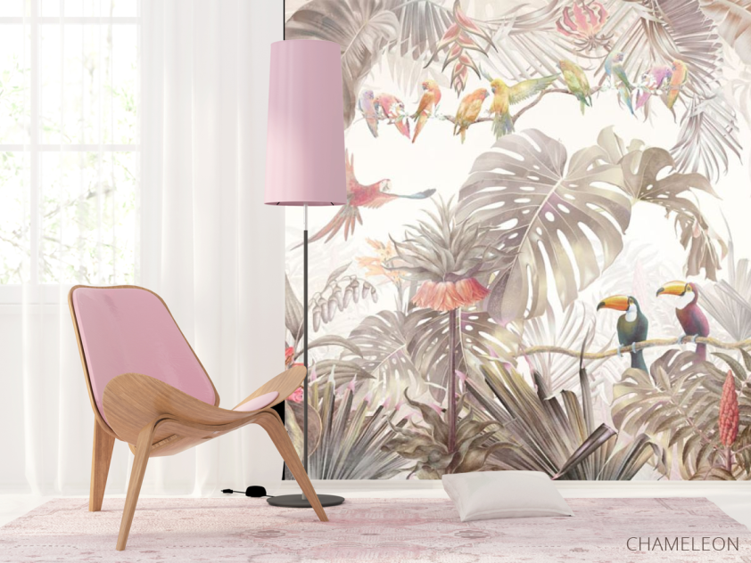 Фотошпалери тропіки з тваринами - 4