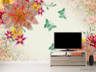 Фотообои Георгины и брошки - 2