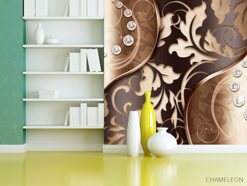 Фотошпалери 3d візерунок і камені - 3