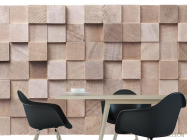 Фотошпалери 3D брус - 1