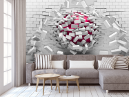 Фотообои 3d кирпичная стена - 3