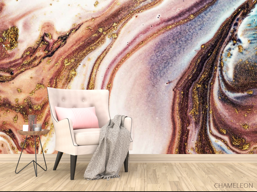 Фотообои Коричневый флюид - 4