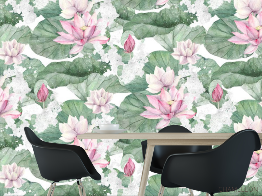 Фотошпалери Дизайнесркие лотоси - 1