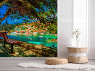 Фотошпалери Захід сонця в горах - 2