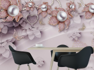 Фотошпалери Рожеві брошки - 1