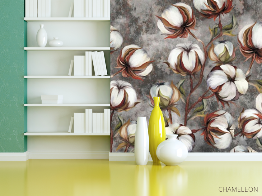 Фотошпалери Шерсть на тлі бетону - 3