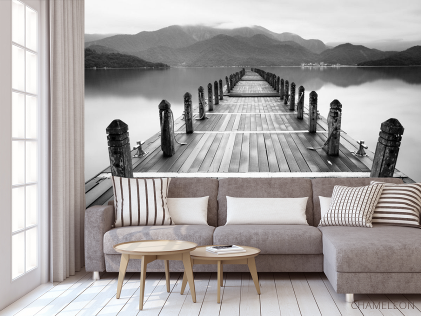 Фотообои Чб мостик расширяющий - 3