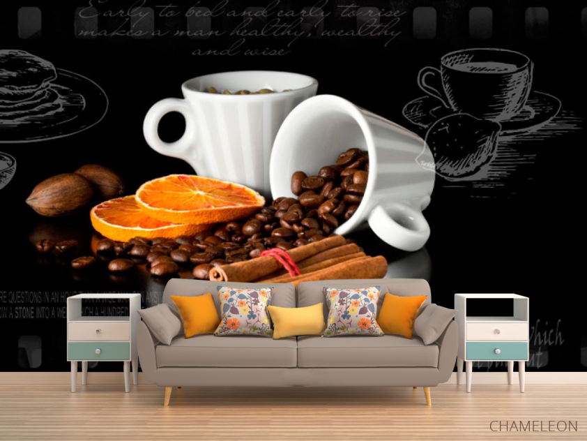 Фотообои в кухню Кофе - 1