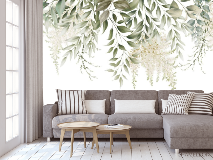 Фотообои Листья с потолка - 3