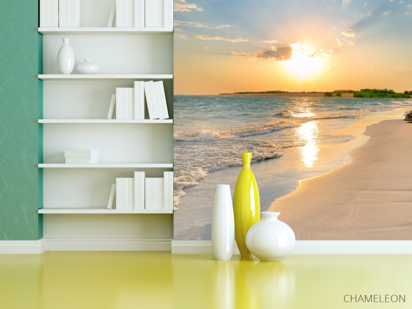 Фотошпалери сонце над морем - 3