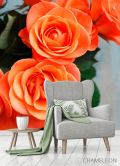 Фотообои Розы цвета кораллов - 3