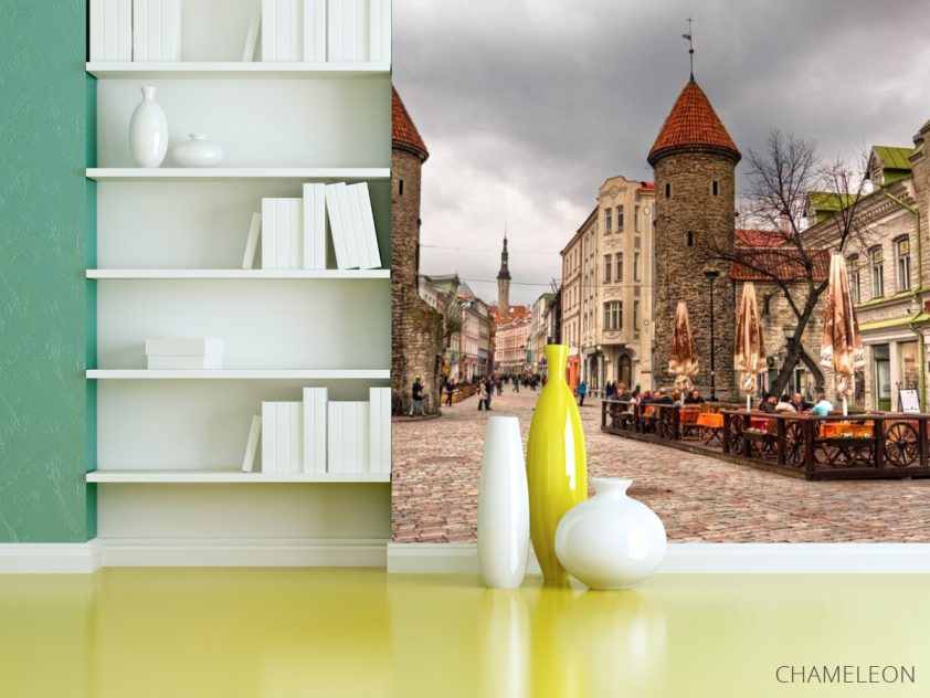 Фотошпалери Вулиця в Талліні, Естонія - 3