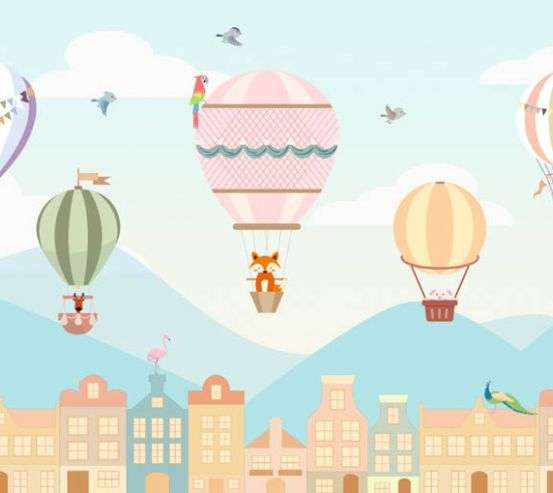 Фотообои воздушные шары Фотообои воздушные шары 25739