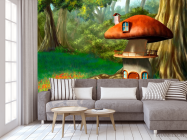 Фотообои Грибной домик - 3