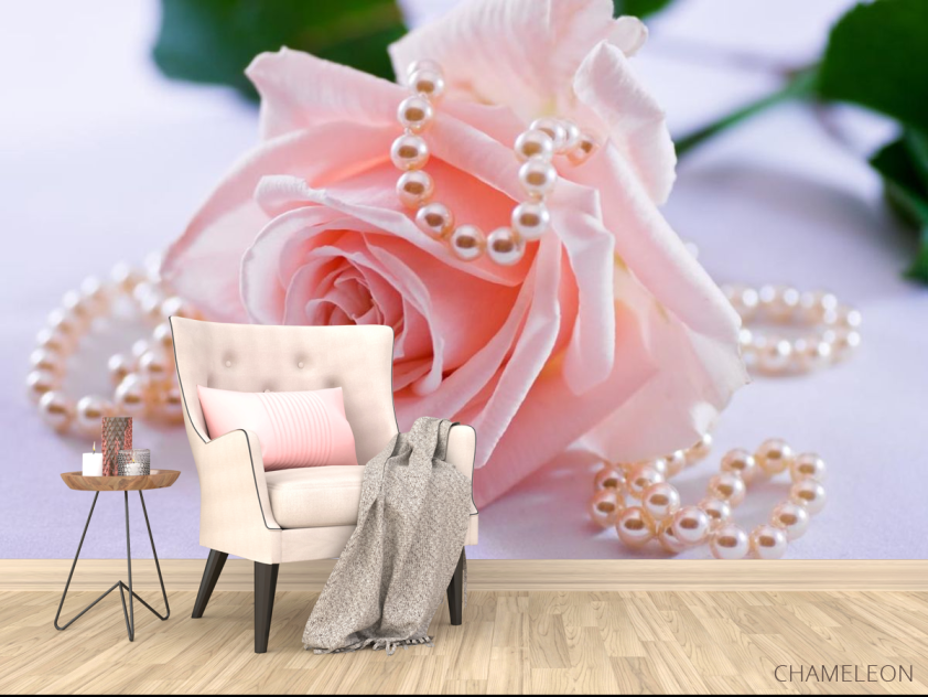 Фотообои роза и бусы - 4