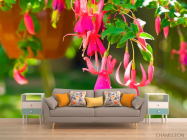 Фотообои Малиновые колокольчики - 1