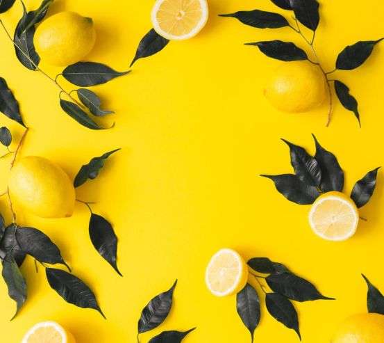 Фотошпалери жовті з лимоном Фотошпалери жовті з лимоном 21612