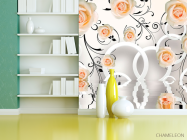 Фотошпалери 3д троянди - 3