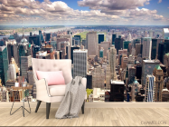 Фотообои Тучи высотки - 4