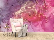 Фотообои Яркий розовый Fluid art - 4