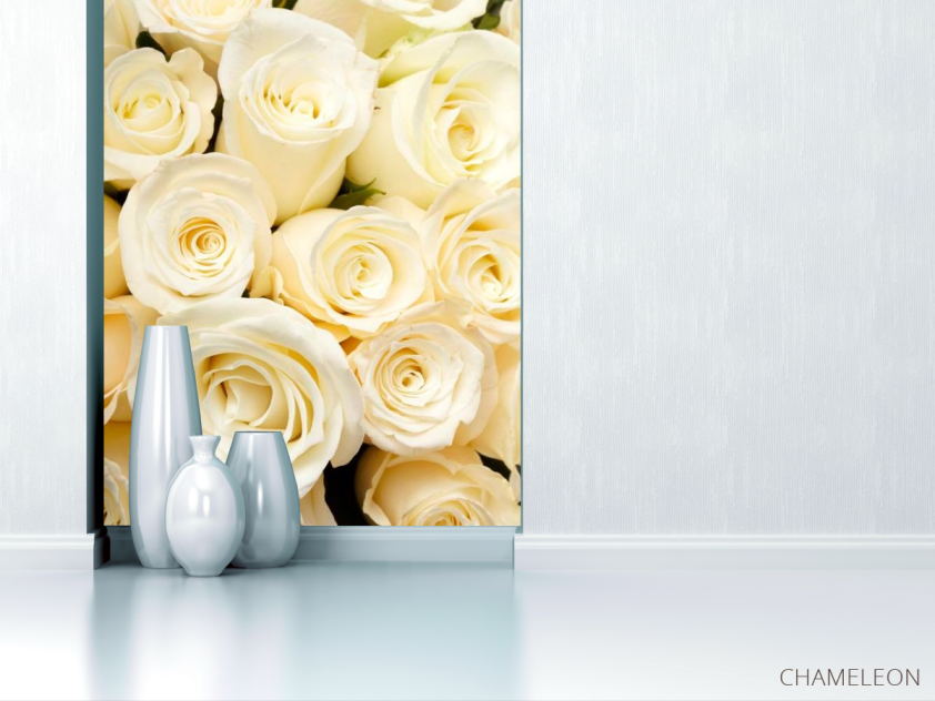 Фотообои Розы белоснежные, букет - 1