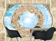 Фотошпалери Голуби на стелі - 1