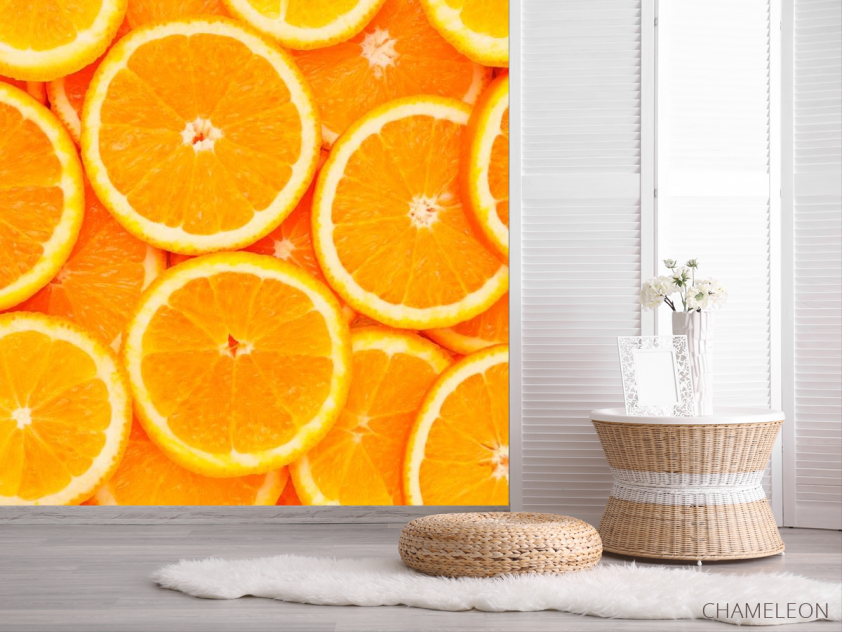 Фотошпалери Нарізані апельсини - 2
