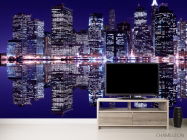 Фотообои Отражение New Yorkа в воде - 2