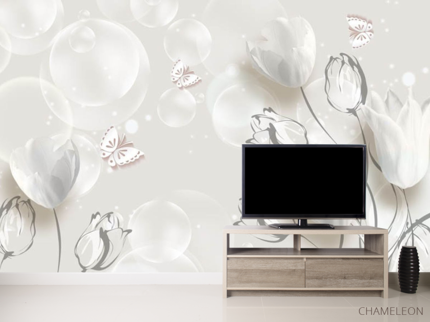 Фотообои 3d пионы - 2