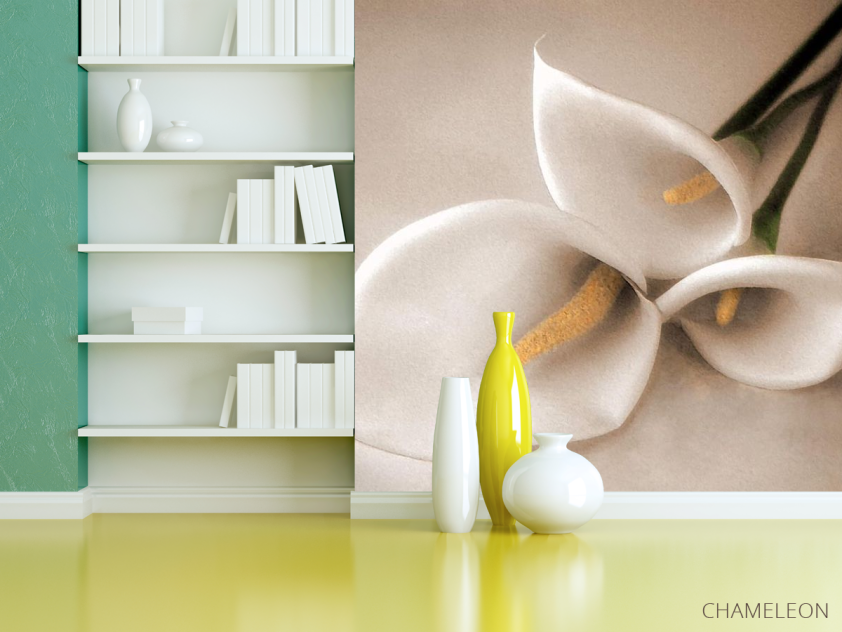 Фотошпалери біла лілія - 3