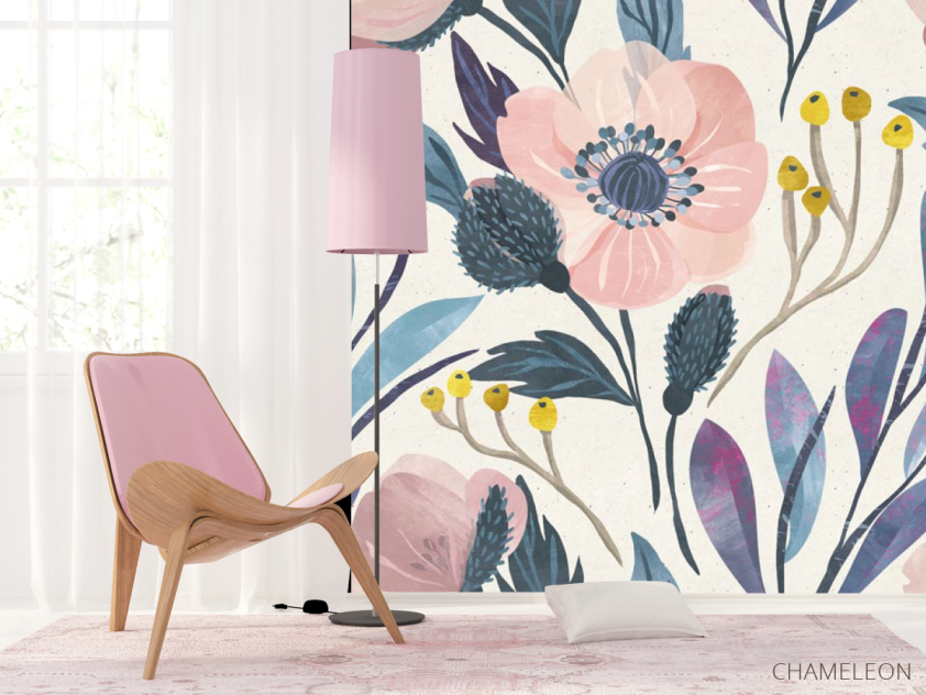 Фотошпалери Векторні квіти - 4