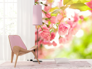 Фотошпалери рожеві квітки - 4