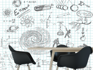 Фотошпалери Імітація шкільного зошита - 1