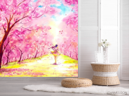 Фотошпалери дівчина зі скрипкою - 2