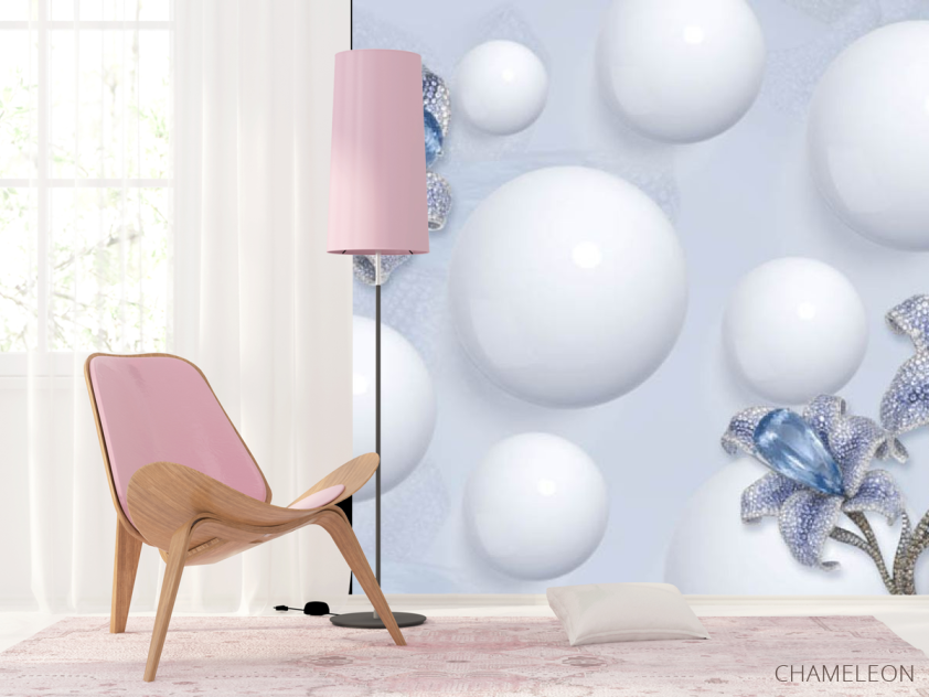 Фотошпалери 3Д квіти - 4