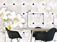 Фотошпалери 3Д Квіти - 1