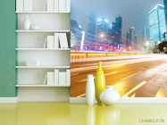 Фотошпалери вогні машин - 3