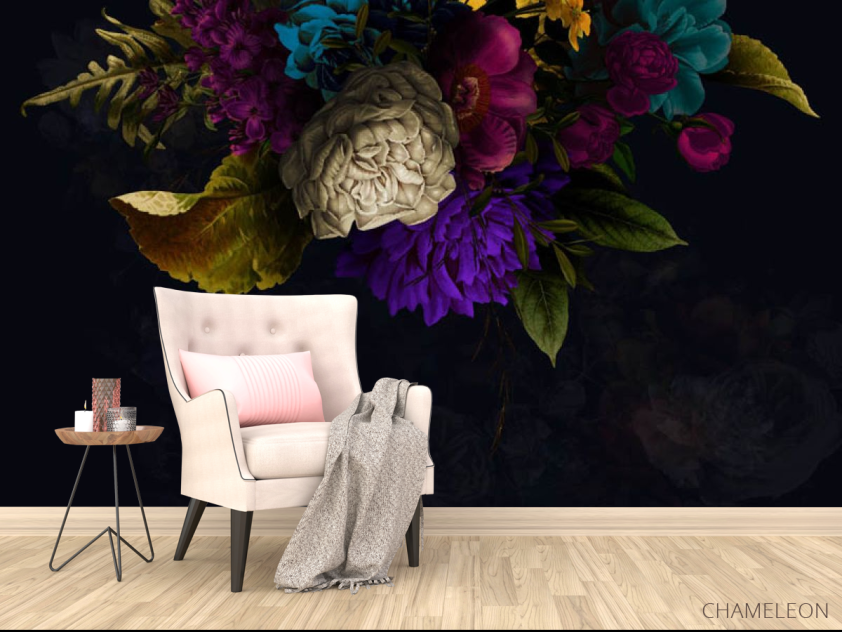 Фотообои Цветы под потолком - 4