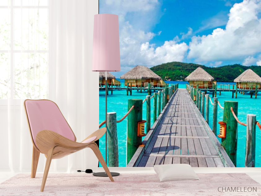 Фотошпалери Місток до хатам - 4