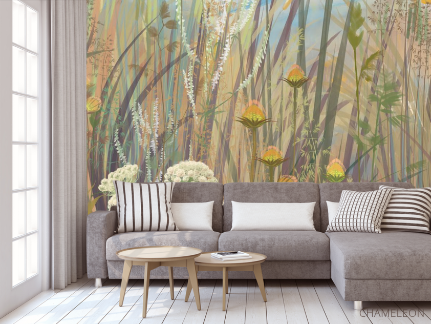 Фотообои Векторные растения - 3