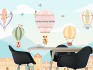 Фотошпалери повітряні кулі - 1