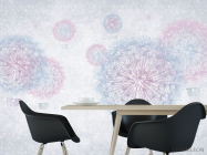 Фотошпалери Кульбаби фіолетові - 1