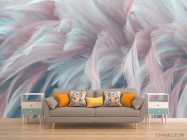 Фотообои Розовые перья - 1