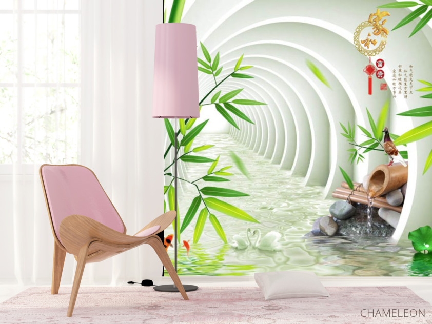 Фотошпалери 3Д тунель - 4