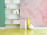 Фотошпалери ніжно-рожевий Fluid art - 3